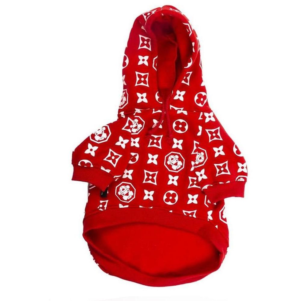 Monogram Hype Hoodie | Dog Clothing
